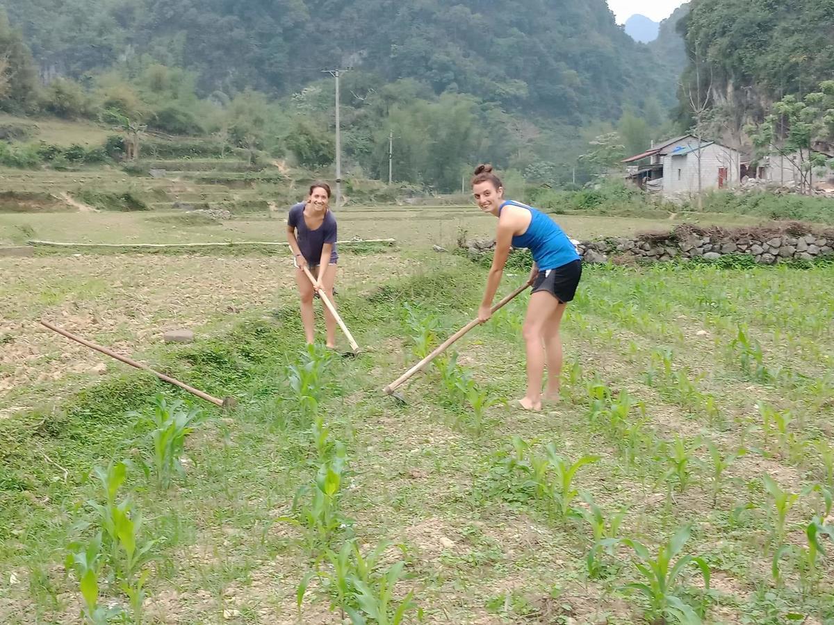 A Sy Ban Gioc Homestay - Nha San Da Co Cao Bang Luaran gambar