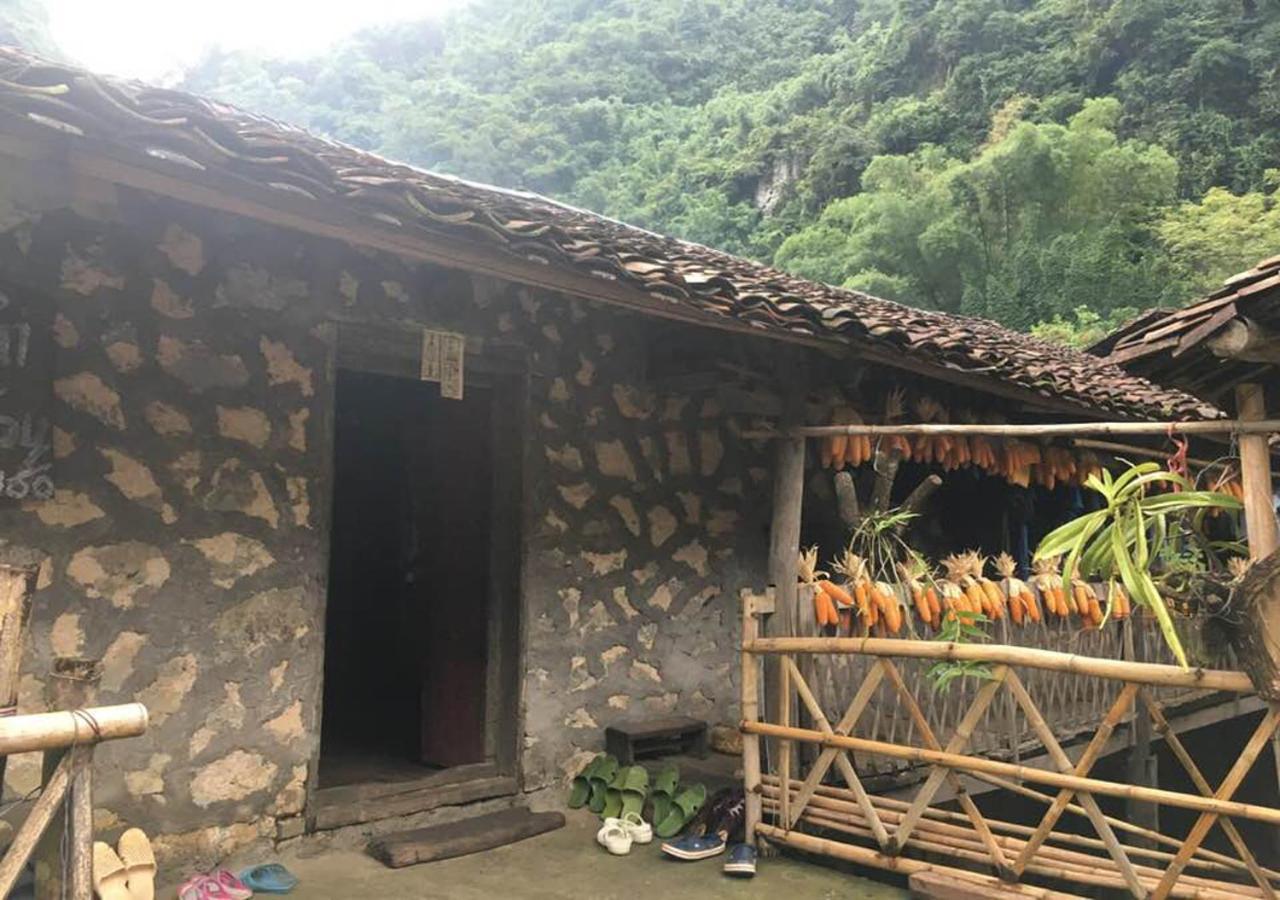 A Sy Ban Gioc Homestay - Nha San Da Co Cao Bang Luaran gambar