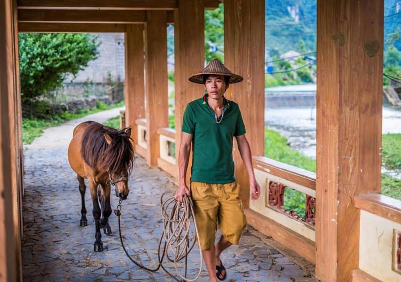 A Sy Ban Gioc Homestay - Nha San Da Co Cao Bang Luaran gambar