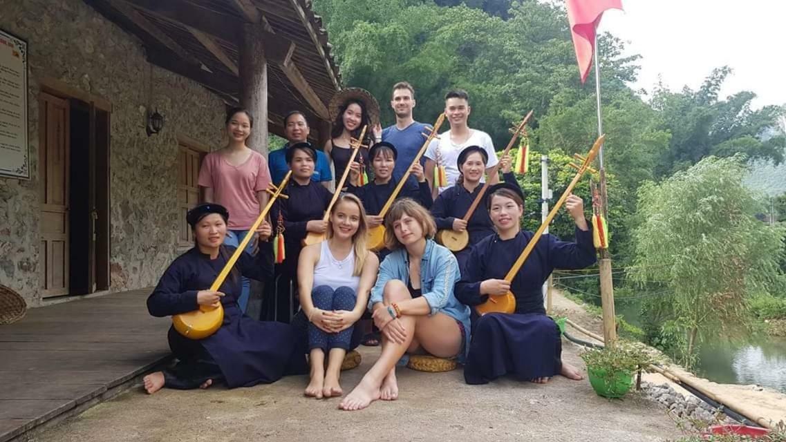 A Sy Ban Gioc Homestay - Nha San Da Co Cao Bang Luaran gambar